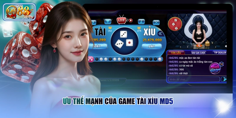 Cách Chơi Tài Xỉu MD5 Chi Tiết Dành Cho Người Mới Bắt Đầu 4 Ưu thế mạnh của game tài xỉu MD5